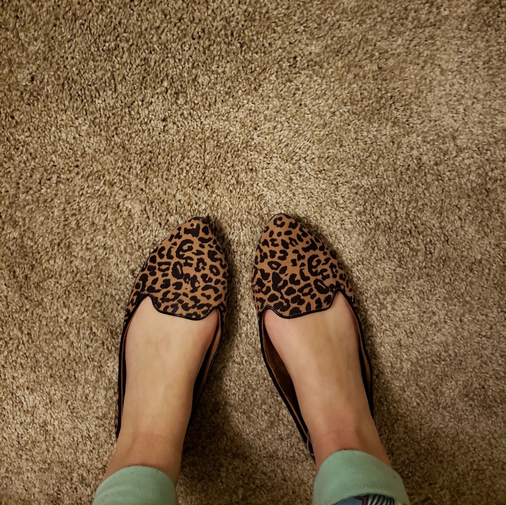 Leopard Print Flats